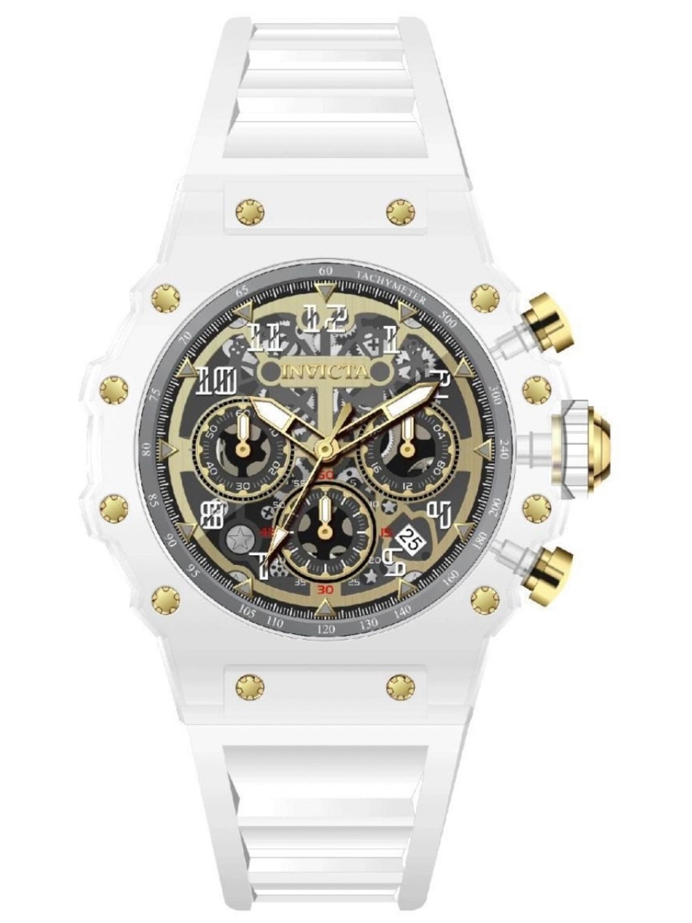 69689 - Invicta Racing Vaulthan Men's Watch 44mm, White